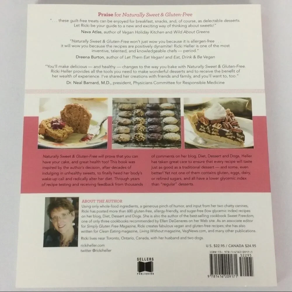 🧁Dessert Cookbook “Naturally Sweet & Gluten Free” Recipes Kitchen Baking